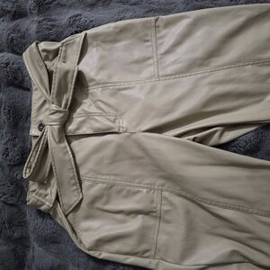 BCBGeneration Cream and Tan Pants